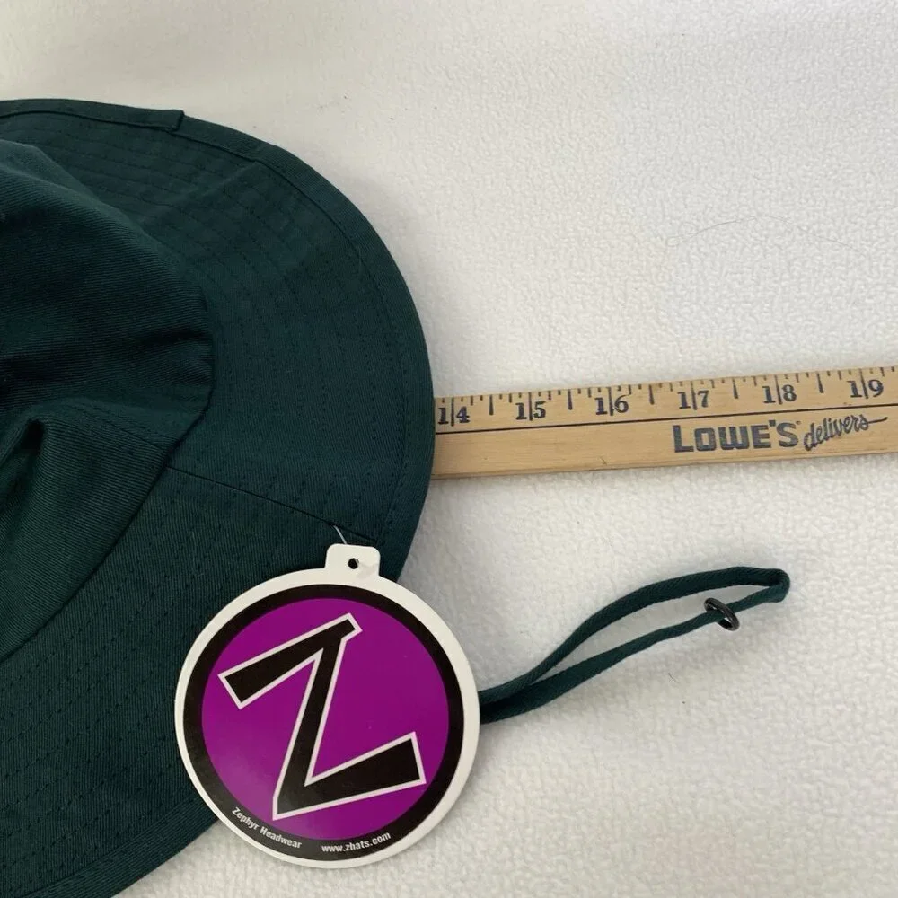 Zephyr Michigan State Spartans NCAA Green Bucket Hat w/ Chin Strap Size L/XL New